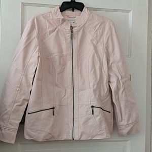 Faux leather jacket